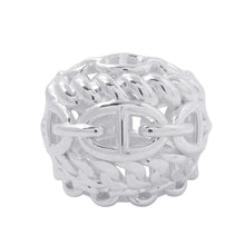 Load image into Gallery viewer, HERMES Chaine d'Ancre Multi Chain Ring Size 53/#13 SV925