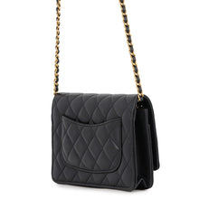 将图像加载到图库查看器中,CHANEL Chain wallet BlackAP0250 Lambskin