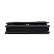 将图像加载到图库查看器中,CHANEL Chain wallet BlackAP0250 Lambskin
