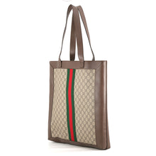 Load image into Gallery viewer, GUCCI Ophidia GG Supreme Tote Bag Beige/Brown519335 GG Supreme Leather Size Large