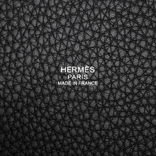 将图像加载到图库查看器中,HERMES Picotin Lock Black Taurillon Clemence Size PM