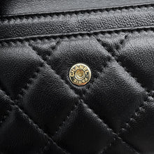 Load image into Gallery viewer, CHANEL Matelasse Flap Card Case BlackAP2563 B07244 NG538 Lambskin
