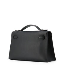 Load image into Gallery viewer, HERMES PochetteKelly Black Swift Leather