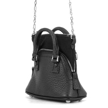 将图像加载到图库查看器中,Maison Margiela Margiela 5AC Classic Chain Shoulder Bag BlackSB3WG0025 Grainy Calf Leather Canvas Size baby