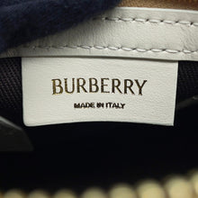 Load image into Gallery viewer, BURBERRY Check Bowling Bag Soap Beige81251071 PVC Calf Leather Size Mini