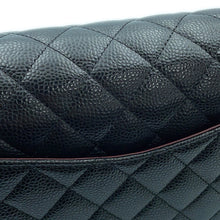 Load image into Gallery viewer, CHANEL Matelasse W Flap ChainShoulder Bag BlackA01112 Caviar Leather Size 25