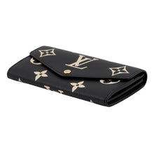 Load image into Gallery viewer, LOUIS VUITTON Portefeuille Sarah Noir/BeigeM80496 Bicolor Monogram Empreinte Leather