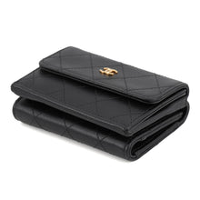 将图像加载到图库查看器中,CHANEL Small flap wallet BlackAP4951 Calf Leather