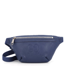 Load image into Gallery viewer, GUCCI GG embossed crossbody bag Navy658582 Leather