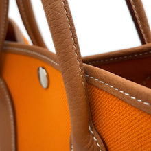 Load image into Gallery viewer, HERMES Garden Party Apricot/Gold Toile Military Negonda Leather Size TPM