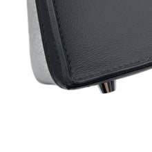 将图像加载到图库查看器中,HERMES Kelly Sellier Black/Ecru Swift Leather Toile H Size 25