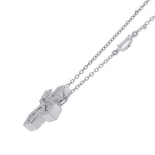 将图像加载到图库查看器中,Damiani Belle Epoque Crown Necklace Size S20089078 18K White Gold