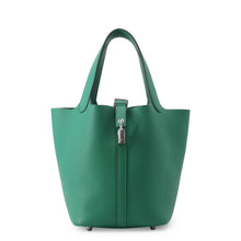 将图像加载到图库查看器中,HERMES Picotin Lock Vert Jade Taurillon Clemence Size PM