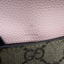 Load image into Gallery viewer, GUCCI Double G wallet Pink/Beige855488 GG Supreme/Leather