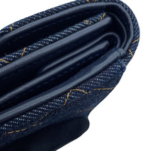 Load image into Gallery viewer, CHANEL CC Logo Classic Small Compact Wallet NavyAP0229 Denim