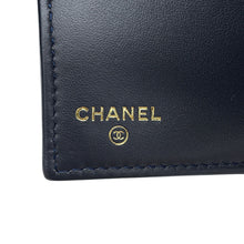 Load image into Gallery viewer, CHANEL CC Logo Classic Small Compact Wallet NavyAP0229 Denim