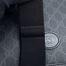 Load image into Gallery viewer, GUCCI Interlocking G 2-Way Shoulder Bag Black760021 GG Supreme Leather
