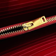 Load image into Gallery viewer, SAINT LAURENT PARIS Cassandra Classic Chain Wallet Red377828 Leather