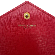Load image into Gallery viewer, SAINT LAURENT PARIS Cassandra Classic Chain Wallet Red377828 Leather
