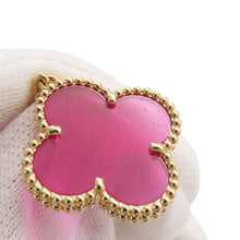 将图像加载到图库查看器中,Van Cleef & Arpels Magic Alhambra 2-Motif EarringsVCARPQZJ00 Pink Enamel K18YG