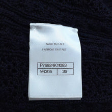 Load image into Gallery viewer, CHANEL CC Logo Button Coco Beach Knit Size 36 BlackP76924 K11083 94305 Cotton 100%