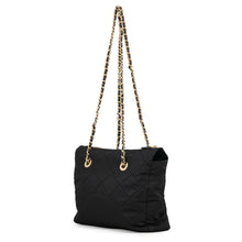 将图像加载到图库查看器中,PRADA Re-Edition 1995 ChainShoulder Bag Black1BG529 Nylon Saffiano LeatherLeather