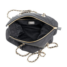 将图像加载到图库查看器中,PRADA Re-Edition 1995 ChainShoulder Bag Black1BG529 Nylon Saffiano LeatherLeather