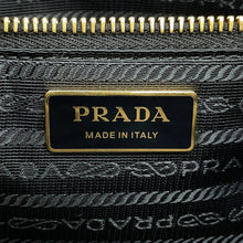 将图像加载到图库查看器中,PRADA Re-Edition 1995 ChainShoulder Bag Black1BG529 Nylon Saffiano LeatherLeather