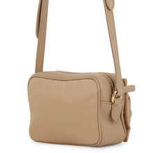 Load image into Gallery viewer, PRADA Ribbon motif Shoulder Bag Beige1BH166 Nylon Leather