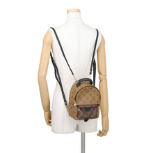 将图像加载到图库查看器中,LOUIS VUITTON Palm Springs Backpack NoirM44872 Monogram Monogram Reverse Canvas Size MINI