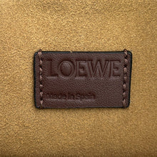 将图像加载到图库查看器中,LOEWE Flamenco Clutch Dark BrownA411FC1XBF Napa Calf Leather Size Medium
