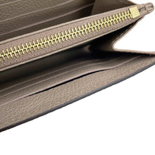 将图像加载到图库查看器中,LOUIS VUITTON Portefeuille Sarah NM Tourterelle/ClaimM81049 Bicolor Monogram Empreinte Leather
