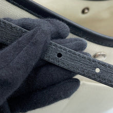 将图像加载到图库查看器中,BALENCIAGA Biarritz Small Bucket Bag Natural/Black828843 Canvas Leather