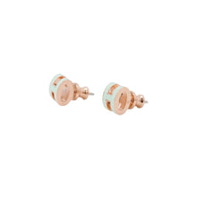 将图像加载到图库查看器中,HERMES Pop Ash Earrings Size Mini VertPeppermint Metal Lacquer