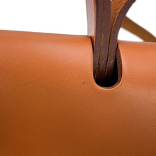 Load image into Gallery viewer, HERMES Herbag zip Blue de Galice/Fauve Toile Officier Vache Hunter Leather Size PM