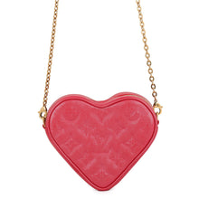 将图像加载到图库查看器中,LOUIS VUITTON Heart Chain Pouch PinkM80837 Monogram