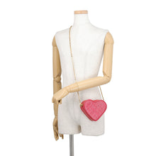 将图像加载到图库查看器中,LOUIS VUITTON Heart Chain Pouch PinkM80837 Monogram