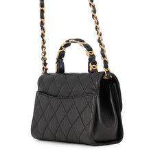 Load image into Gallery viewer, CHANEL Matelasse Top Handle 2wayBag BlackAS2478-B05514-94305 Crumple Lambskin