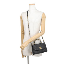Load image into Gallery viewer, CHANEL Matelasse Top Handle 2wayBag BlackAS2478-B05514-94305 Crumple Lambskin