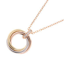 Load image into Gallery viewer, CARTIER Trinity Diamond NecklaceB7058700 K18YG K18WG K18PG