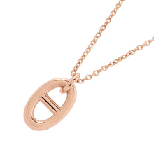 将图像加载到图库查看器中,HERMES Chaine d'Ancre Farandole Necklace Size PM 18K Pink Gold