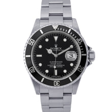 将图像加载到图库查看器中,ROLEX Submariner Date Stainless Steel16610