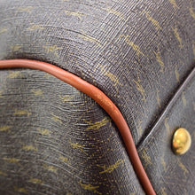 Load image into Gallery viewer, SAINT LAURENT PARIS Monogram 72H Duffle Travel Bag Brown5821412UY2W2166 PVC Leather