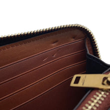 Load image into Gallery viewer, SAINT LAURENT PARIS Monogram Zip Around Long Wallet Brown664491 PVC/Leather