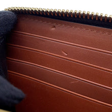 Load image into Gallery viewer, SAINT LAURENT PARIS Monogram Zip Around Long Wallet Brown664491 PVC/Leather