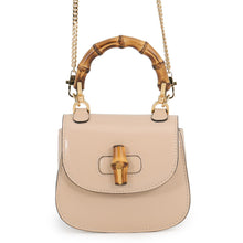 将图像加载到图库查看器中,GUCCI Bamboo Super Mini Bag Beige760246 Leather