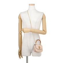 将图像加载到图库查看器中,GUCCI Bamboo Super Mini Bag Beige760246 Leather