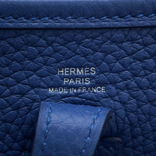 将图像加载到图库查看器中,HERMES Evelyne Long Blue Tie Taurillon Clemence Size TPM