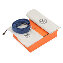 将图像加载到图库查看器中,HERMES Evelyne Long Blue Tie Taurillon Clemence Size TPM