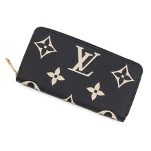 Load image into Gallery viewer, LOUIS VUITTON Zippy Wallet Noir/BeigeM28794 Bicolor Monogram Empreinte Leather